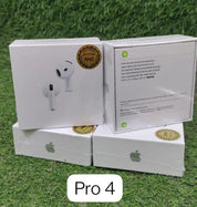 Apple Airpods Pro 4 High Quality 4th Generation With Active Noise Cancellation Premium Quality || High Bass Quality || Long Battery life